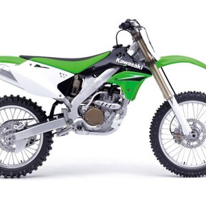 Kawasaki KXF250 2006-2008 vector template