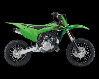Kawasaki KX85 2014-2020 vector template