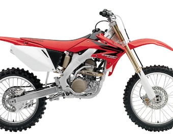 Honda CRF250 2006-2009 vector template