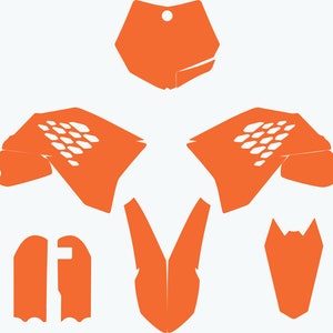 KTM SX 65 2009-2015 vector template