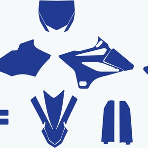 Yamaha YZ 85 2015 2016 2017 2018 2019 2020 2021 vector template