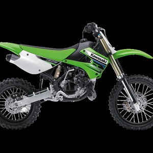 Kawasaki KX85 1998-2013 vector template