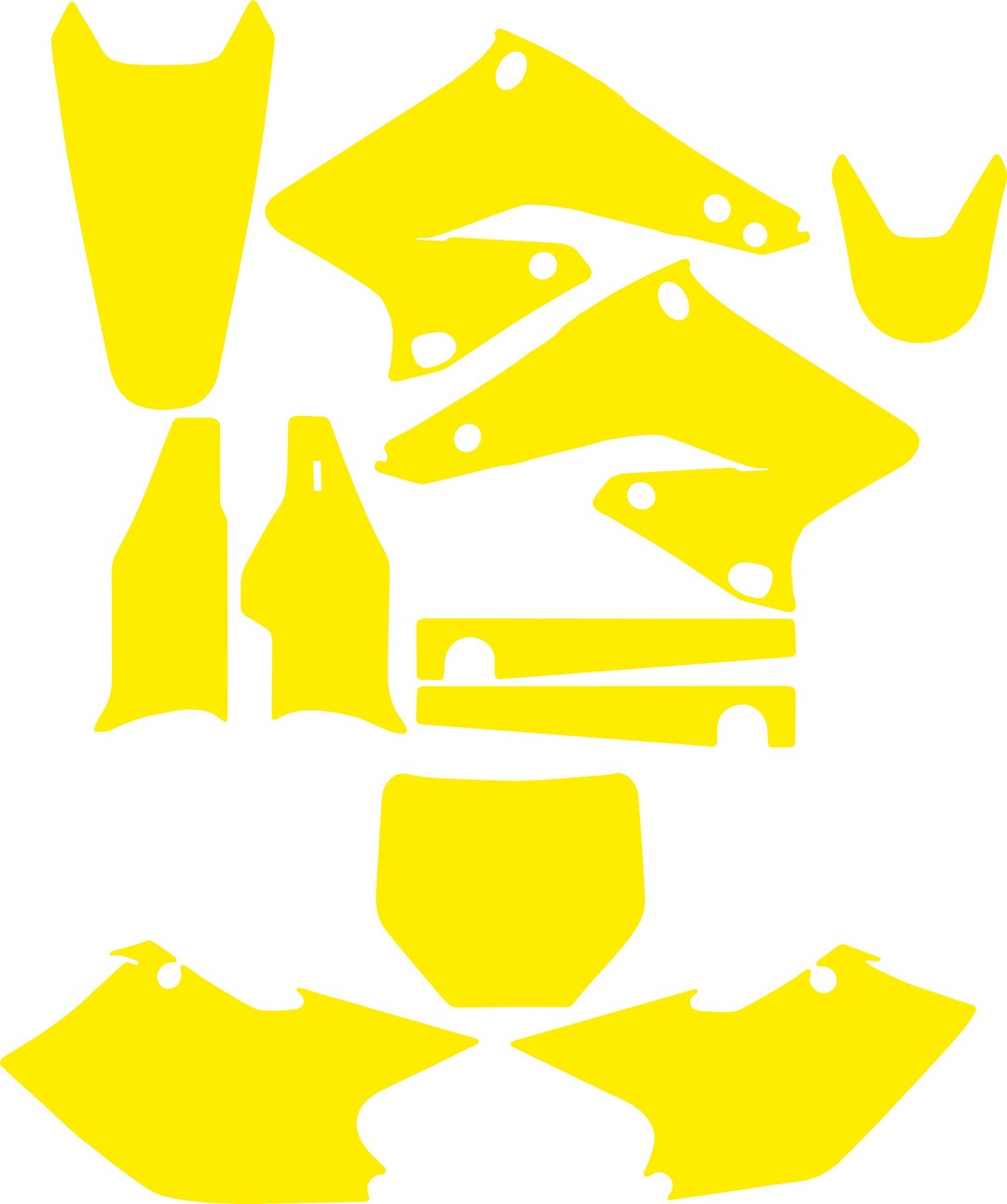 Suzuki RMZ250 2004-2006 Vector Template - Etsy