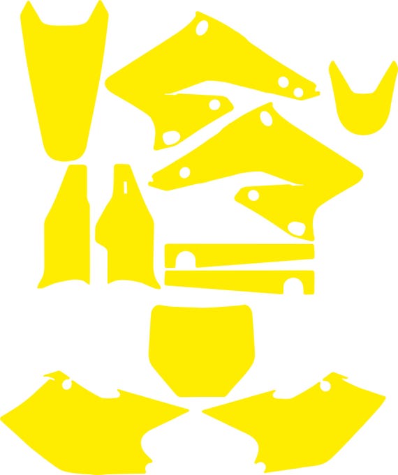 Suzuki RMZ250 2004-2006 Vector Template - Etsy