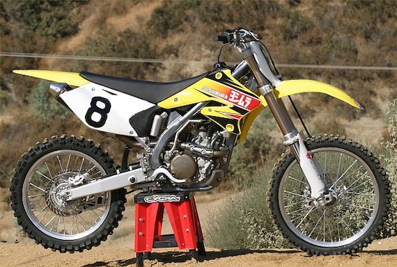 Suzuki RMZ250 2004-2006 Vector Template - Main Image