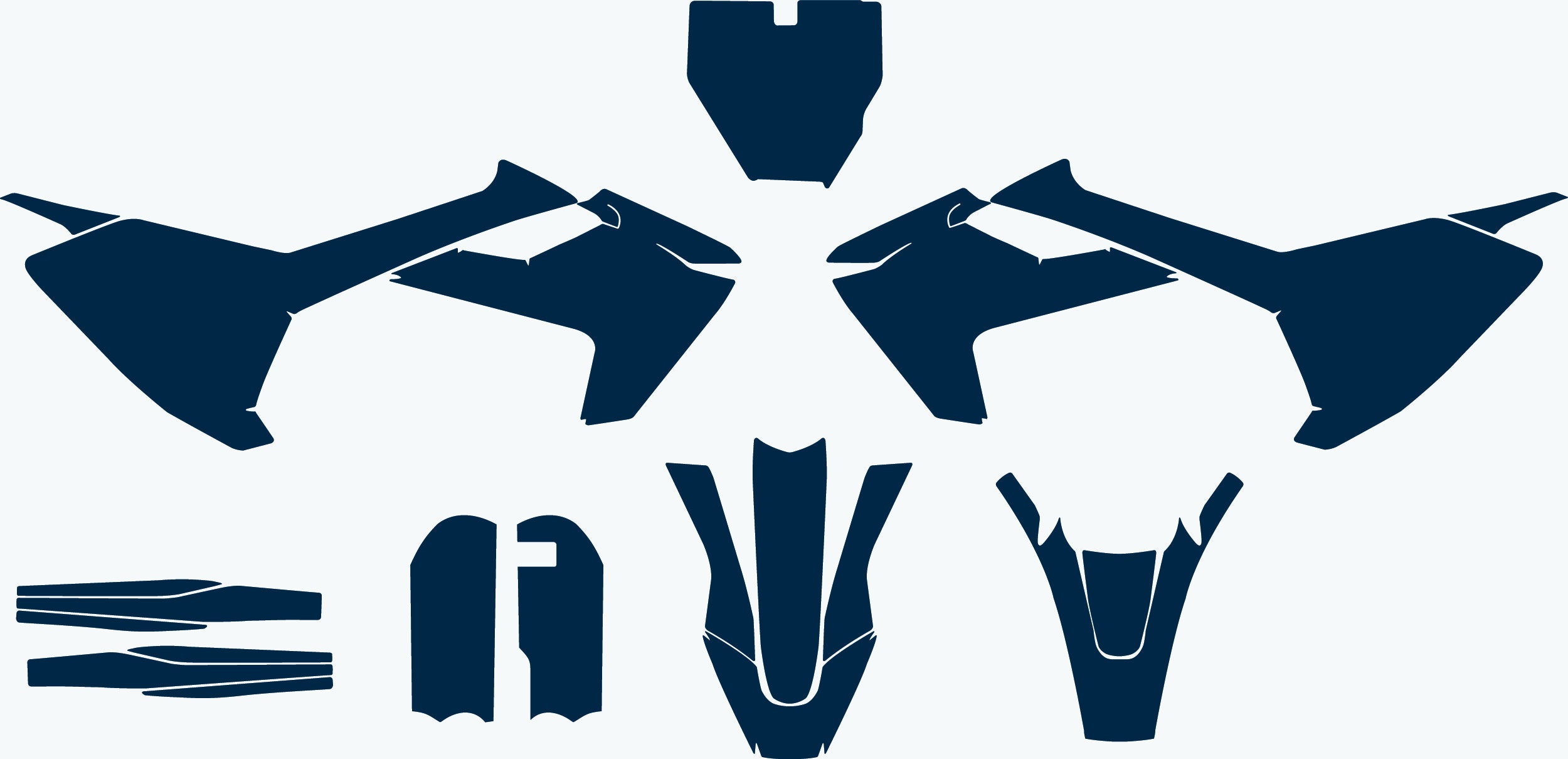 Husqvarna TC 65 2016-2023 vector template