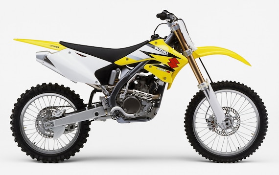 Suzuki RMZ250 2007-2009 vector template
