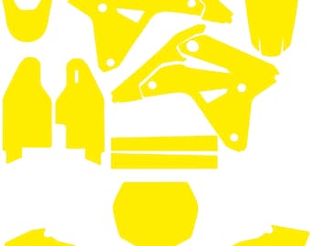 Suzuki RMZ450 2007 vector template