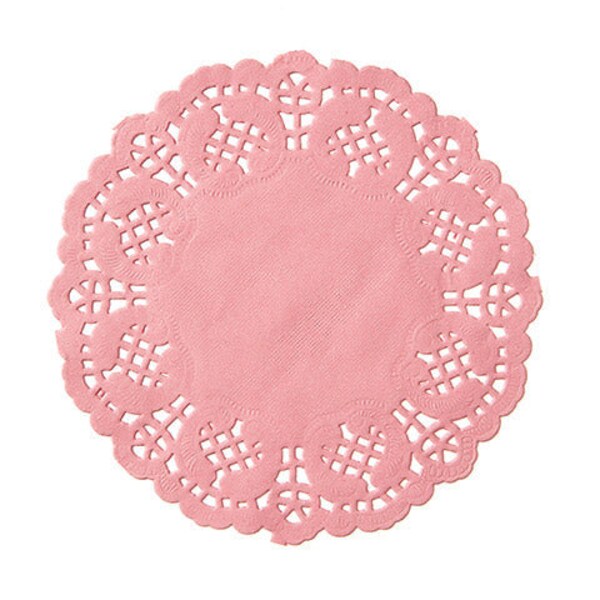 Pink Paper Doilies Etsy