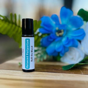 Organic Postpartum Essential Oil Roller: Hormone Balance Blend