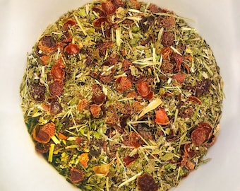 Organic Pregnancy Tea Blend: Raspberry Leaf, Nettle, Rose Hips, Prenatal Herbs