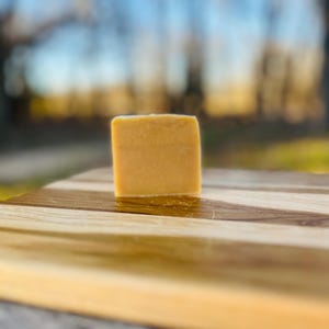 Turmeric Goat Milk Soap: Orange and Clove Scent, All Natural, Sensitive Skin