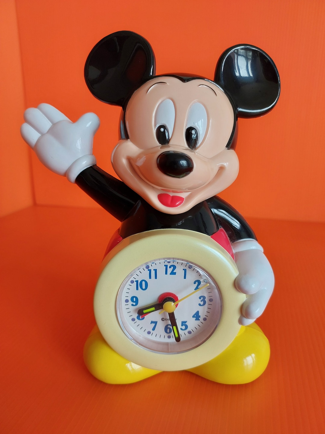 Walt Disney Mickey Mouse Alarm Clock Vintage Japan Import VERY Etsy