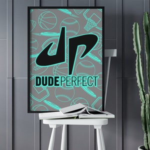 Dude Perfect Birthday Party, Dude Perfect Party Decor, Dude Perfect Sign, Dude Perfect Decor