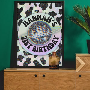 Space Cowgirl Birthday Sign, Space Cowgirl Party Decor, Space Cowgirl Party Sign, Space Cowgirl Decor, Disco Cowgirl Decor