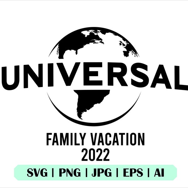 Universal SVG, Universal Studios Family Shirt SVG, Universal Decal Svg, Family Vacation 2022 SVG, Cricut, Cut File, Universal Studios Svg,