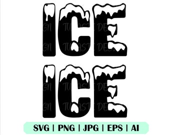 Ice Ice Svg, Ice Ice Baby Png, Jpg, Silhouette, Eis Design, Sublimation, Cricut, Digitaler Download, Cut File