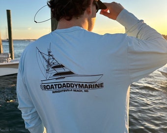 Boat Daddy Marine Long Sleeve Anetik Dry Fit Performance Fishing Shirt