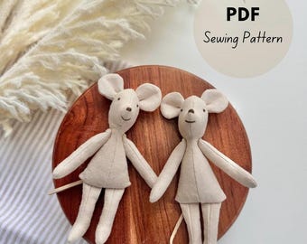 5” Mouse Sewing Pattern