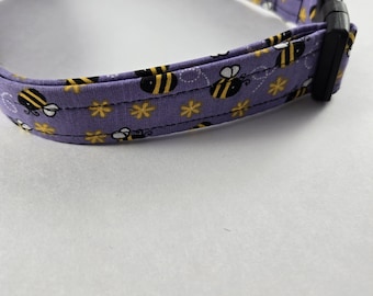 The Bees Knees Large Dog Collar