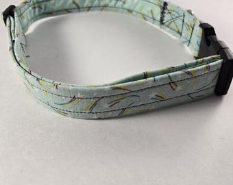 Rainbow Shooting Star Large Dog Collar