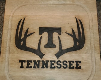 Tennessee Vols Butcher Block