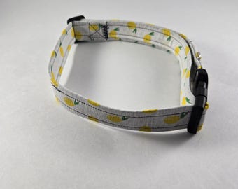 Lotsa Lemons Large Dog Collar