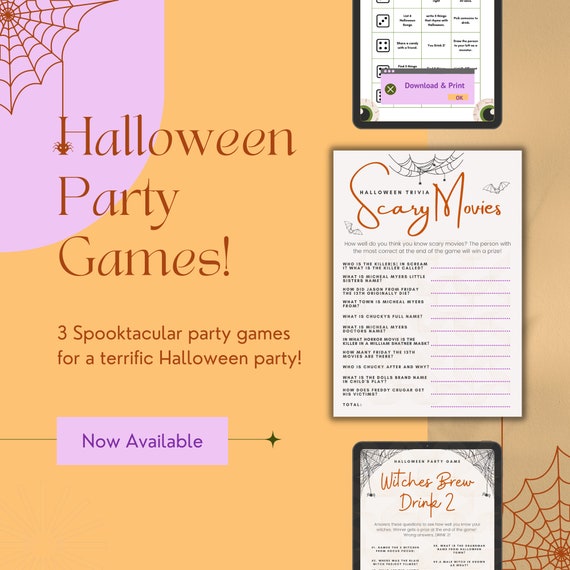 Printable Halloween Who's The Bad Guy? Party Game — Print Games Now