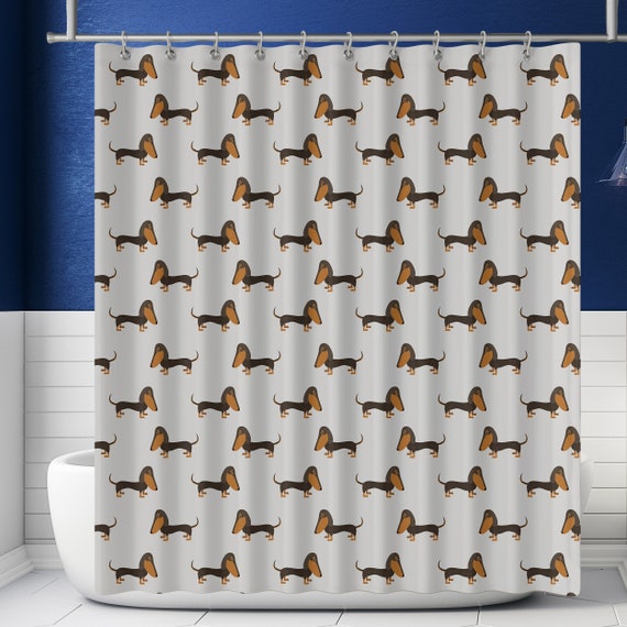 Dachshund Shower Curtain Dachshund Shower Curtain