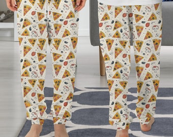 Pizza Pajama Pants, Pizza Pajama, Pizza Gift, Funny Pajama PP48
