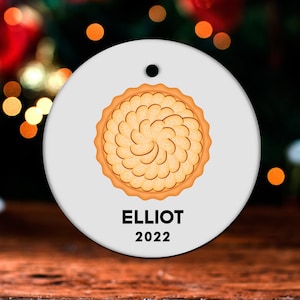 Apple Pie Christmas Ornament, Personalized Apple Pie Ornament, Apple Pie Gift, Apple Pie Christmas Tree Decor, Apple Pie Decoration GO269