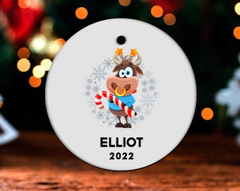Buffalo Christmas Ornament, Personalized Buffalo Ornament, Buffalo Gift, Buffalo Christmas Tree Decor, Buffalo Decoration, Present GO521