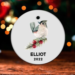 Sparrow Christmas Ornament, Personalized Sparrow Ornament, Sparrow Gift, Sparrow Christmas Tree Decor, Sparrow Decoration, Present GO613