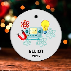 Physics Christmas Ornament, Personalized Physics Ornament, Physics Gift, Physics Christmas Tree Decor, Physics Decoration, Present GO230