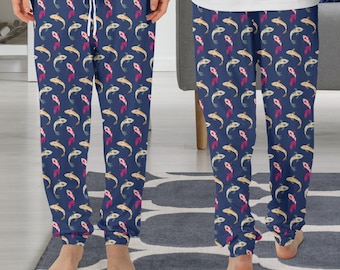 Fish Pajama Pants, Fish Pajama, Fish Gift, Funny Pajama PP47