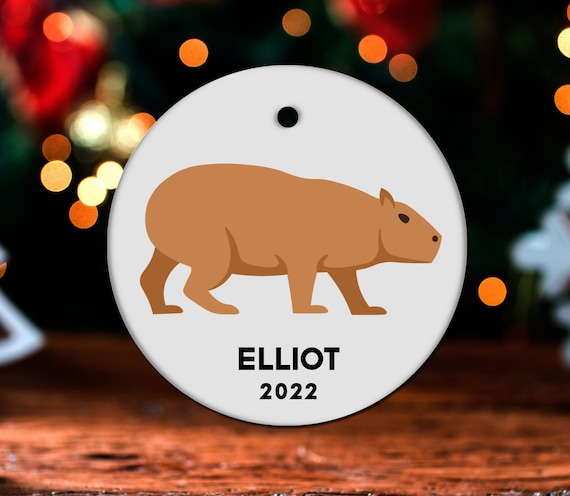 Capybara Christbaumschmuck, Personalisierte Capybara Ornament, Capybara  Geschenk, Capybara Weihnachtsbaum Dekor, Capybara Dekoration Geschenk GO108  -  Österreich