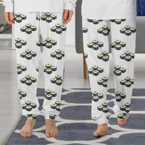 Sushi Pajama Pants Sushi Pajama Sushi Gift Funny Pajama PP27 Etsy Canada