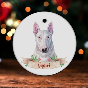 Bulldog Ornament, Bulldog Christmas Tree Decor, Bulldog Owner Gift GH17