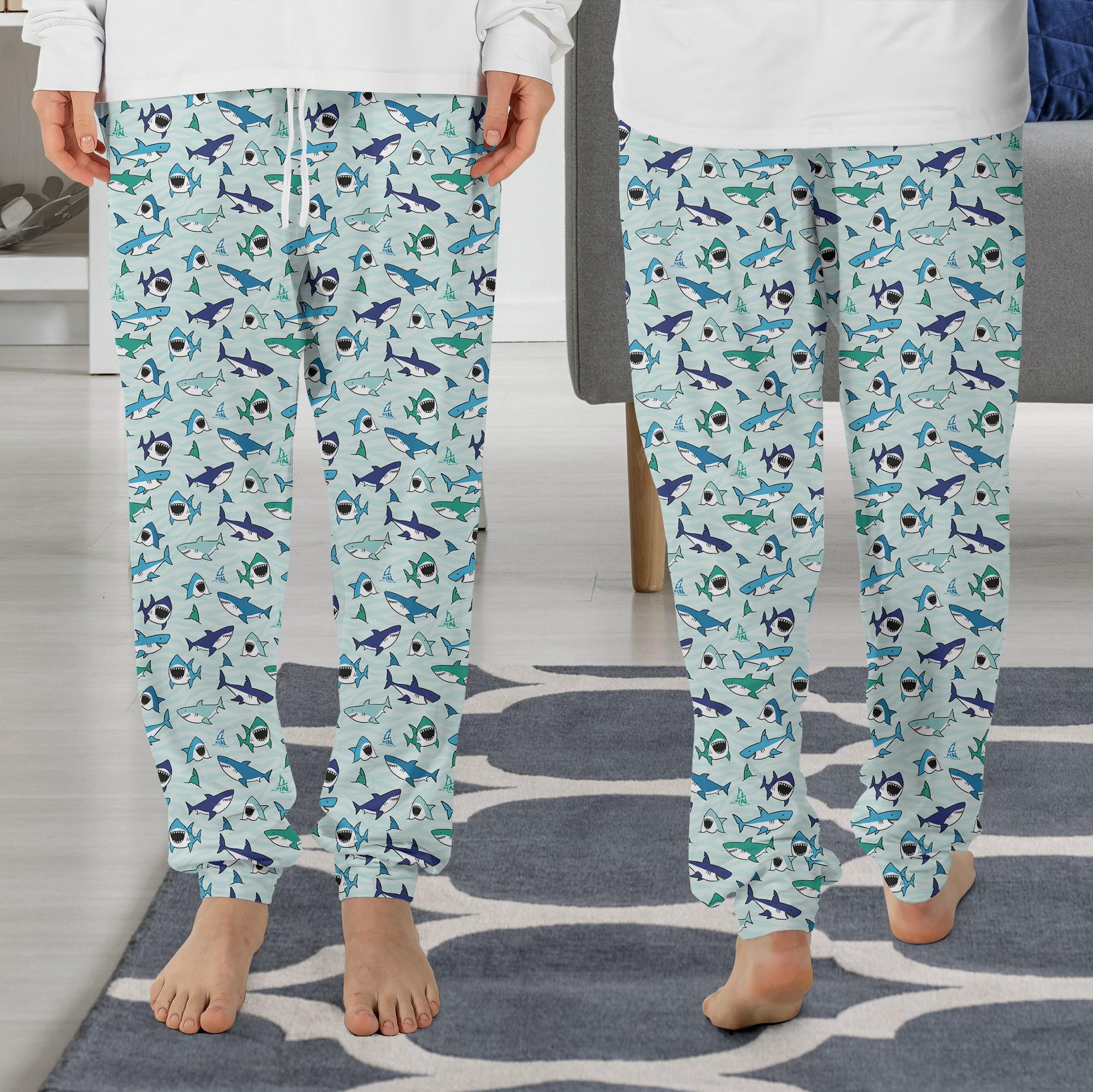 Men s Shark Pajamas Etsy Canada