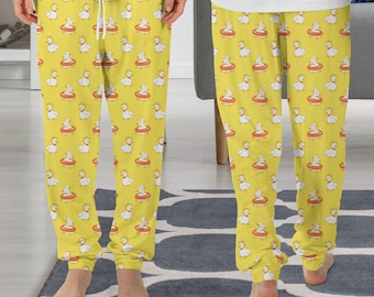 Duck Pajama Pants, Duck Pajama, Duck Gift, Funny Pajama PP16