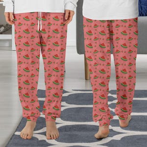 Watermelon Pajama Pants, Watermelon Pajama, Watermelon Gift, Funny Pajama PP74