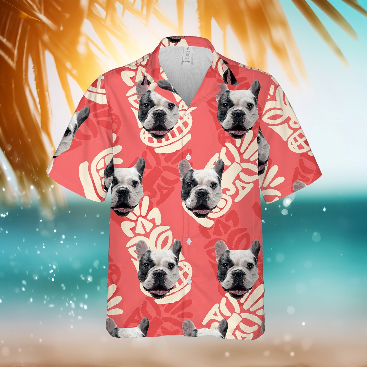 Dog Face Hawaiian Shirt, Custom Face Hawaii Style Shirts