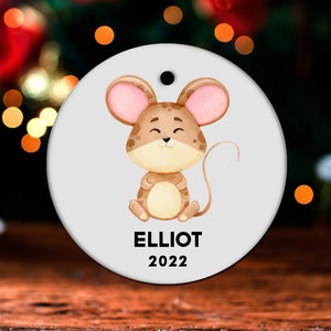 Dormouse Christmas Ornament, Personalized Dormouse Ornament, Dormouse Gift, Dormouse Christmas Tree Decor, Dormouse Decoration Present GO395