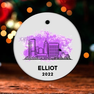 Indianapolis Christmas Ornament, Personalized Indianapolis Ornament, Indianapolis Gift, Indianapolis Christmas Tree Decor GO572