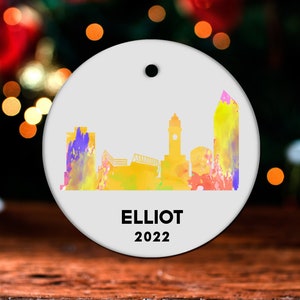 Newcastle Christmas Ornament, Personalized Newcastle Ornament, Newcastle Gift, Newcastle Christmas Tree Decor, Newcastle Decoration GO550