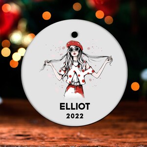 Fashion Christmas Ornament, Personalized Fashion Ornament, Fashion Gift, Fashion Christmas Tree Decor, Fashion Decoration, Present GO649