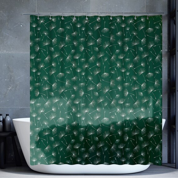 Giallo Dente di Leone Tenda Doccia 200x200 Antimuffa Tessuto Tende per