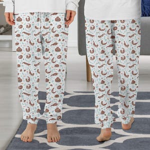 Squirrel Pajama Pants, Squirrel Pajama, Squirrel Gift, Funny