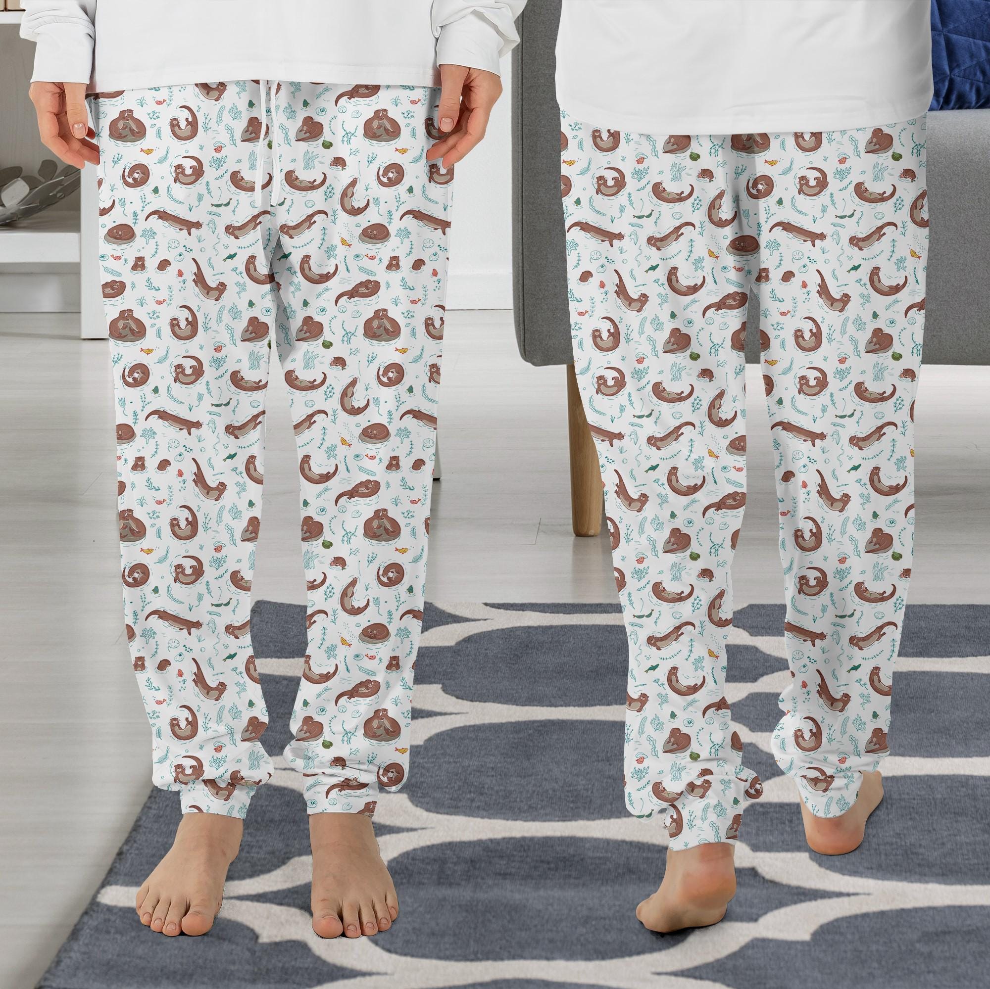 Otter Pajama Pants Otter Pajama Otter Gift Funny Pajama PP67