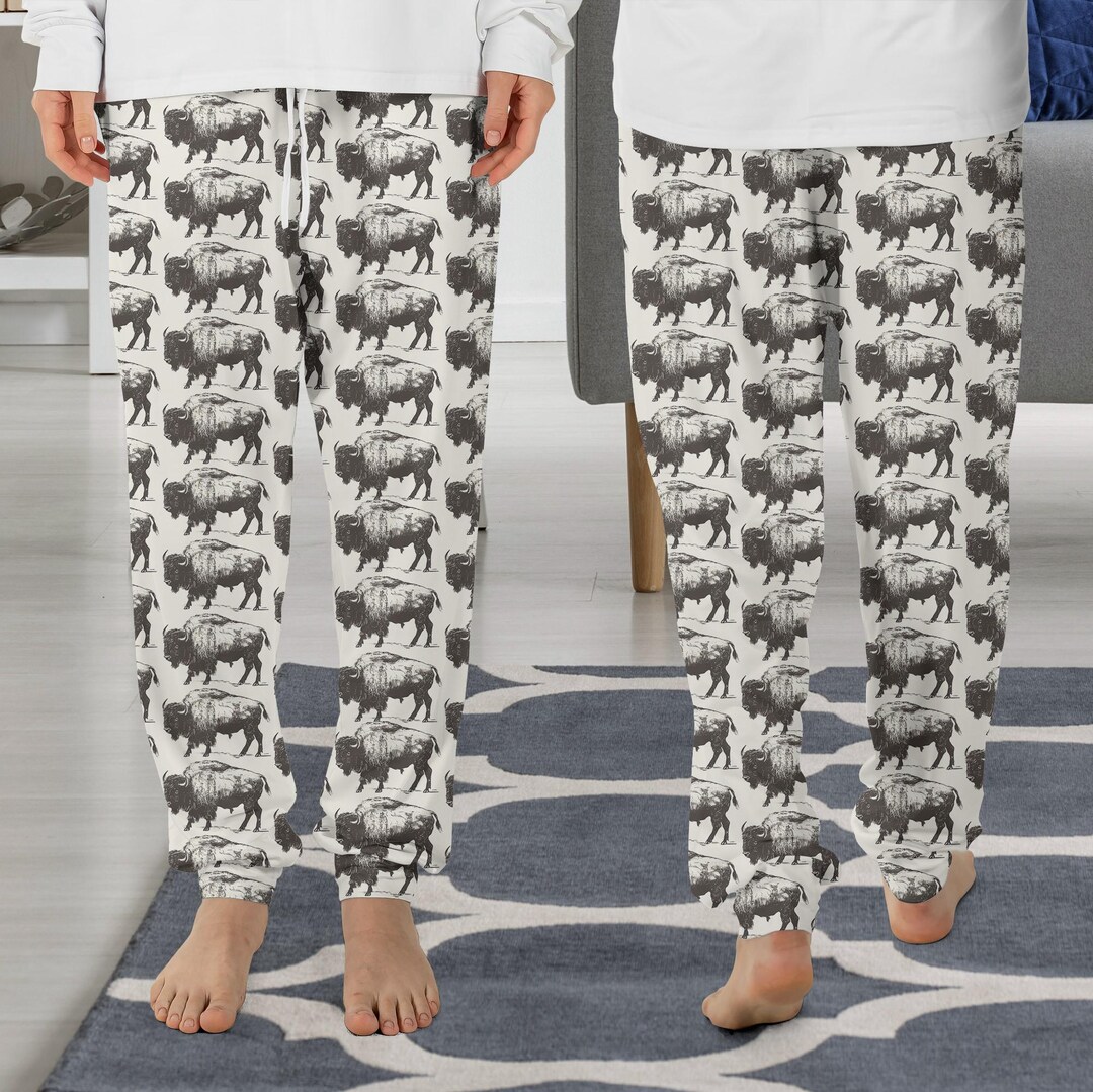 Buffalo Pajama Pants, Buffalo Pajama, Buffalo Gift, Funny Pajama PP62 ...